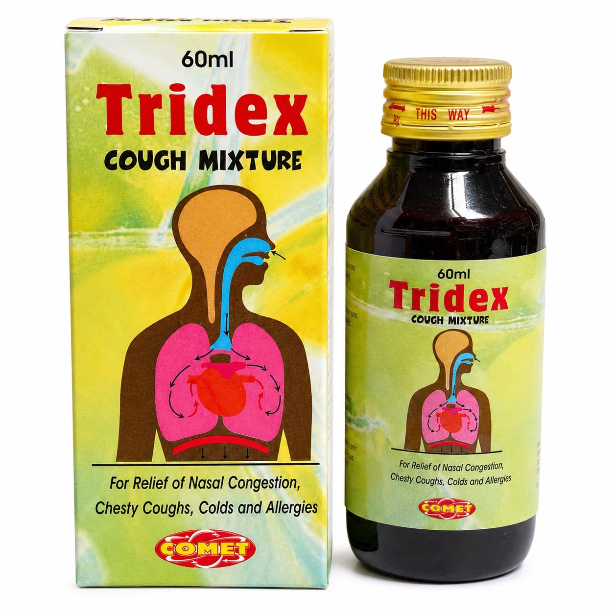 TRIDEX COUGH MIXTURE SYRUP 60ml